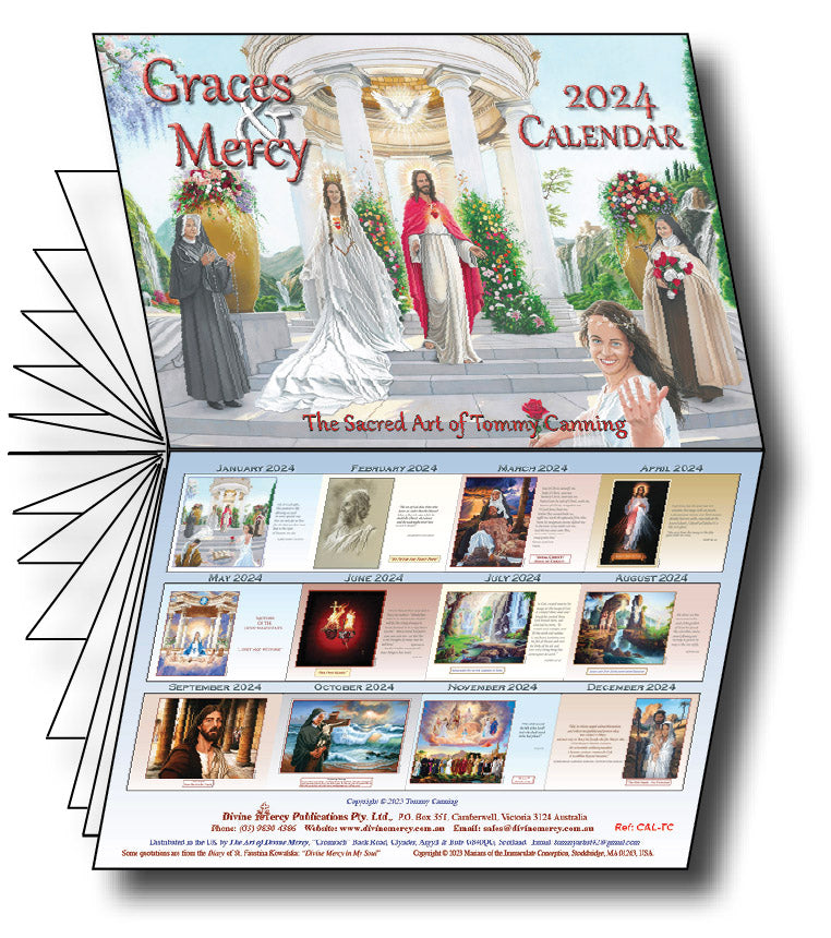 2024 'Graces & Mercy' Tommy Canning Calendar
