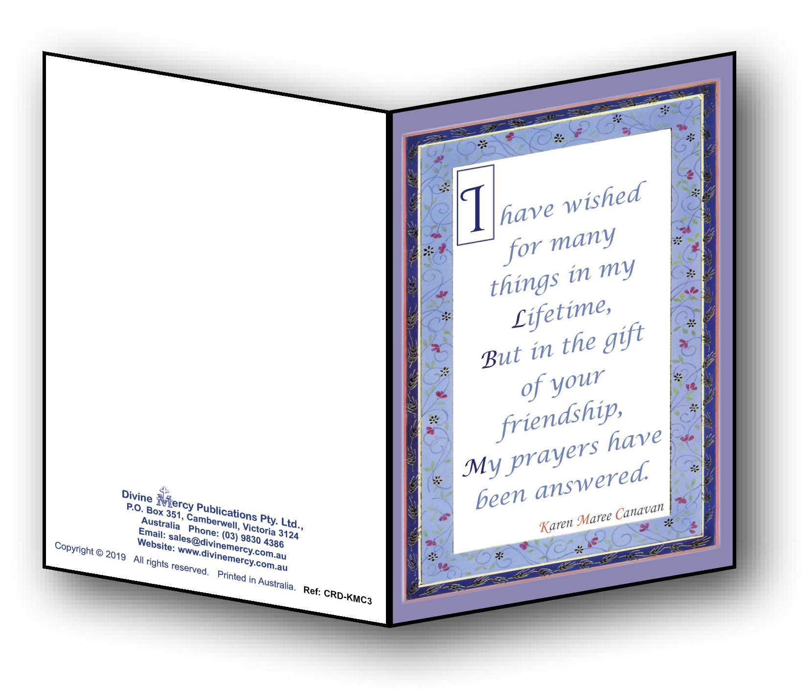 The Gift of Your Friendship Greeting Card