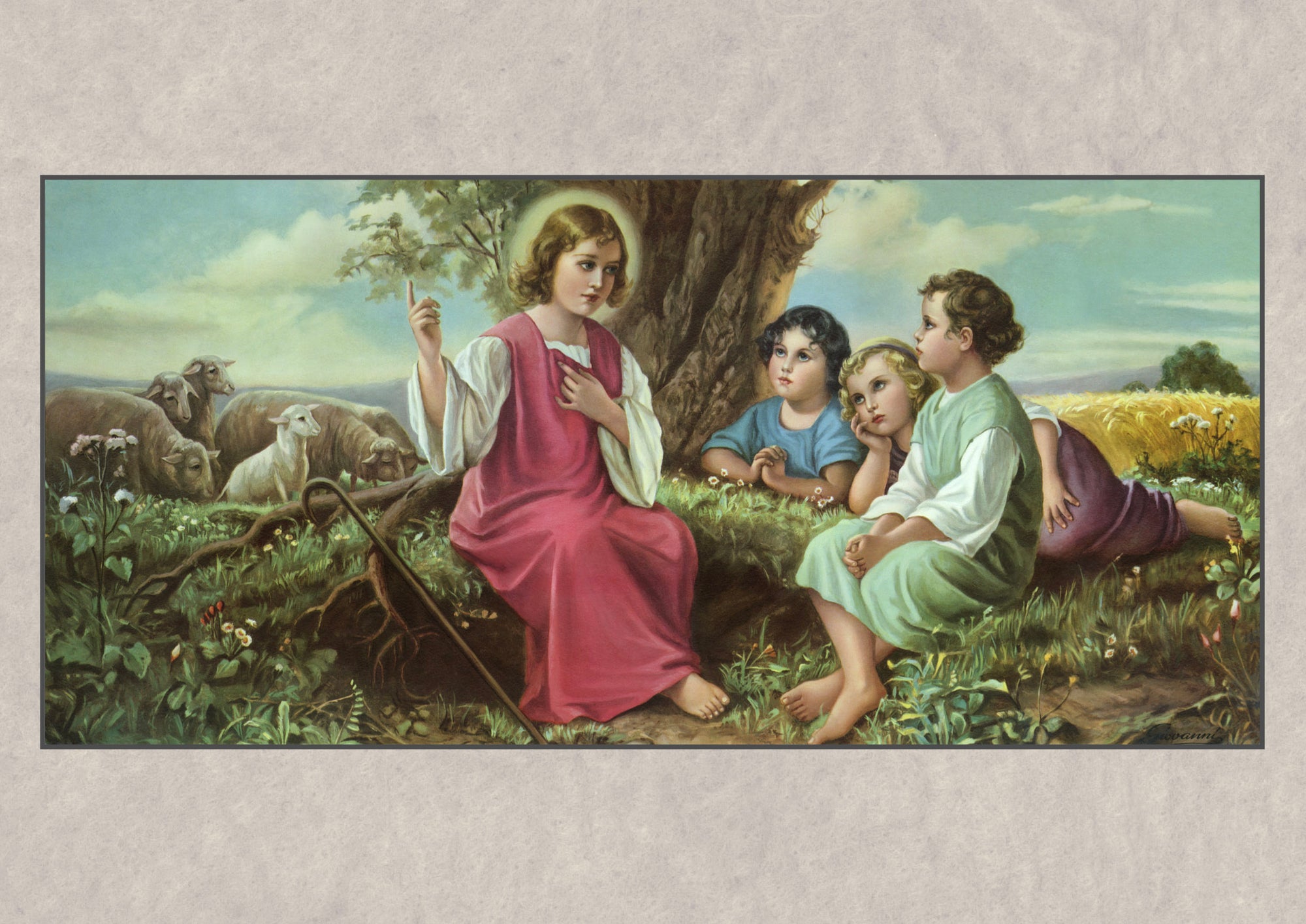 Child Jesus Talking with Children