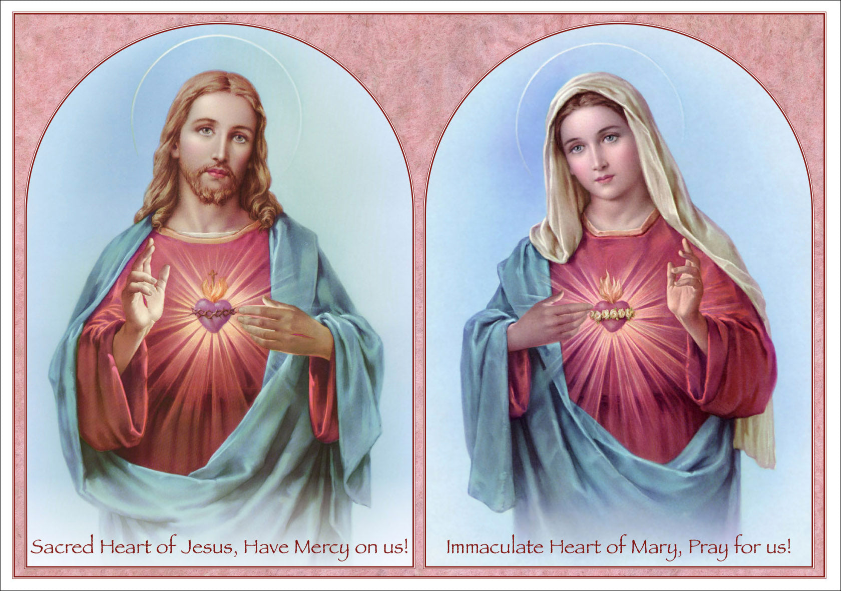 Sacred Heart, Immaculate Heart, Archway