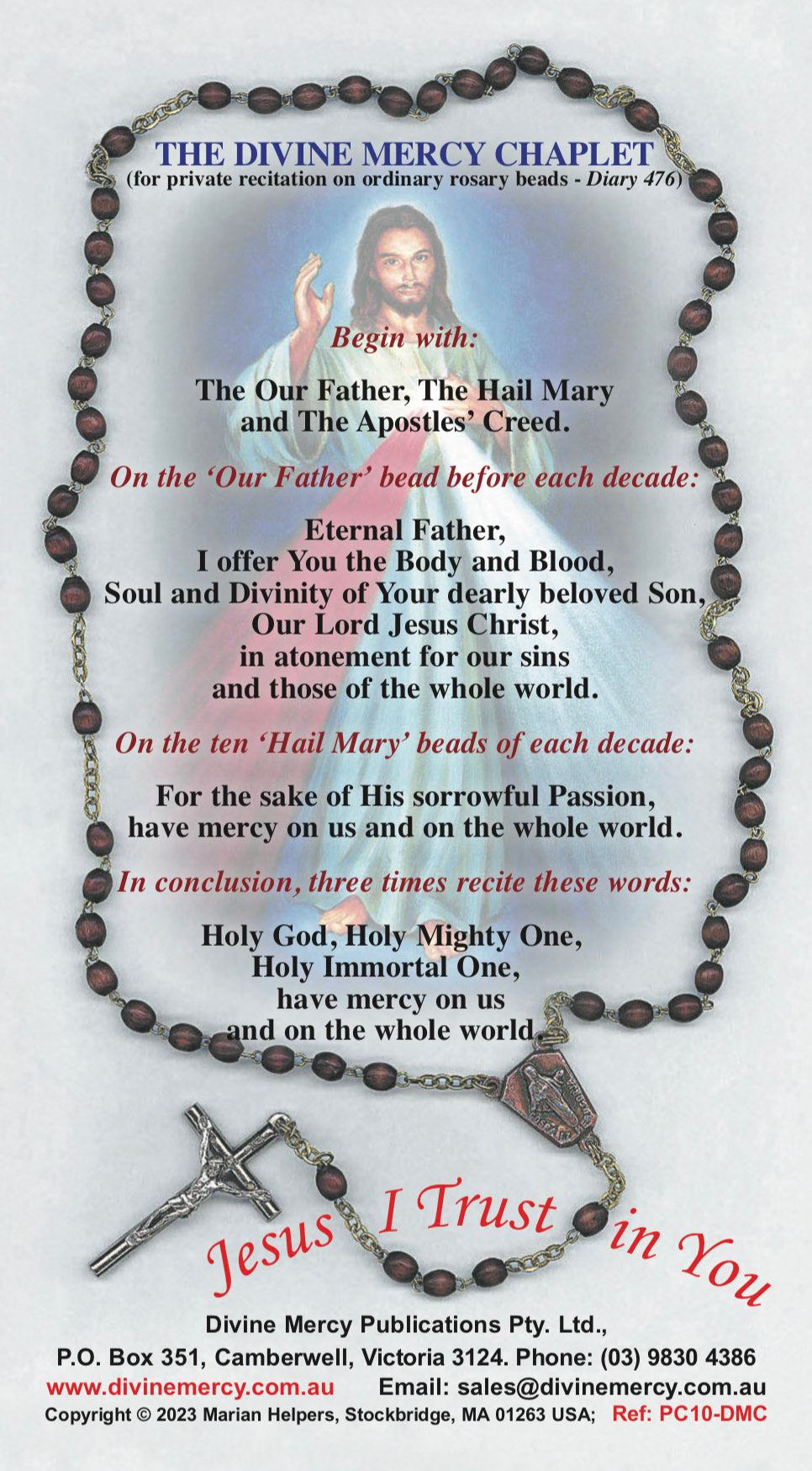 The Divine Mercy Chaplet (Rosary)