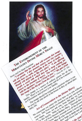 Enthronement of the Miraculous Divine Mercy Image