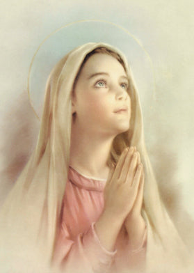 Youthful Virgin Mary Praying