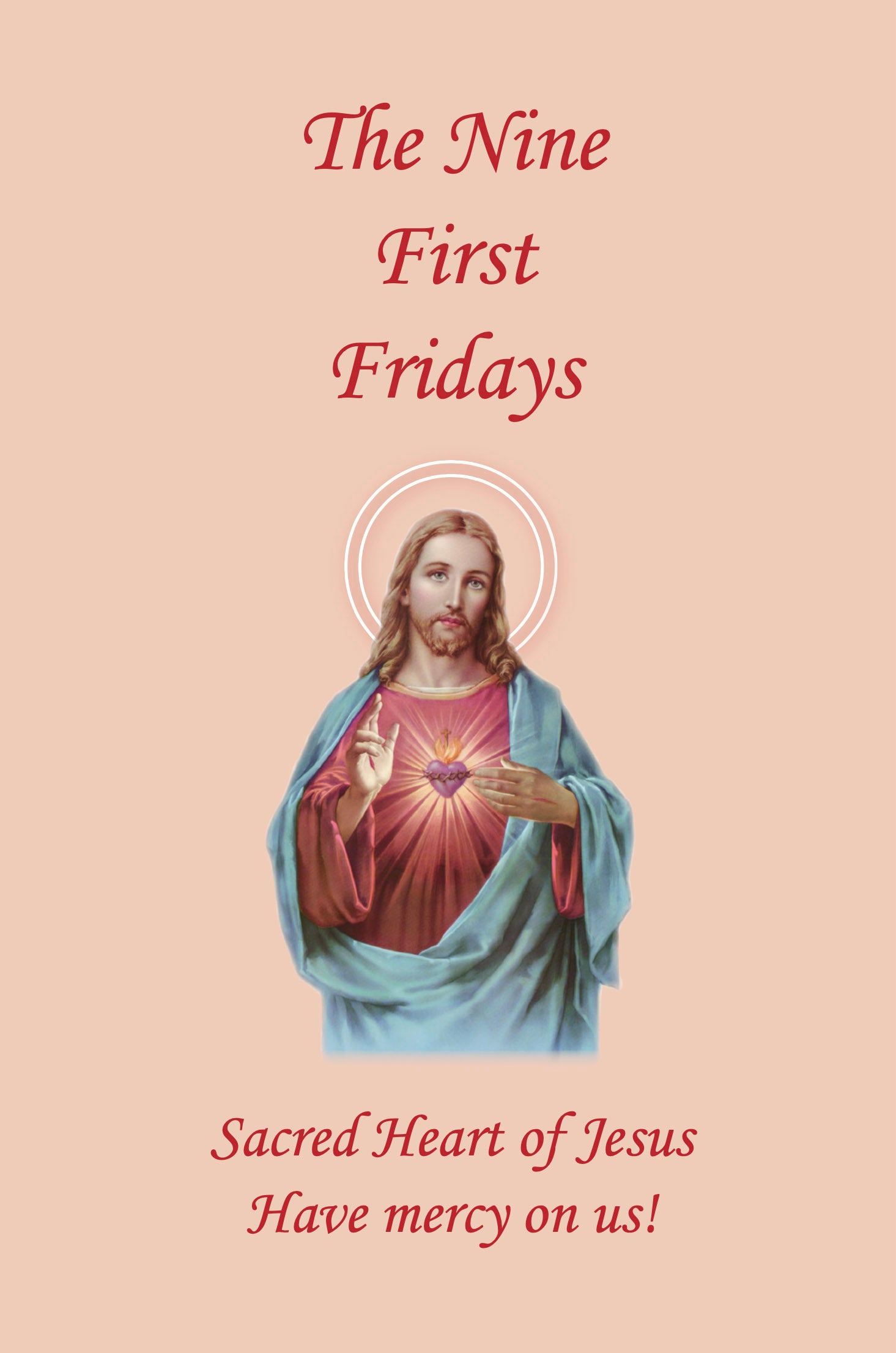 Booklet: The Nine First Fridays and Five First Saturdays