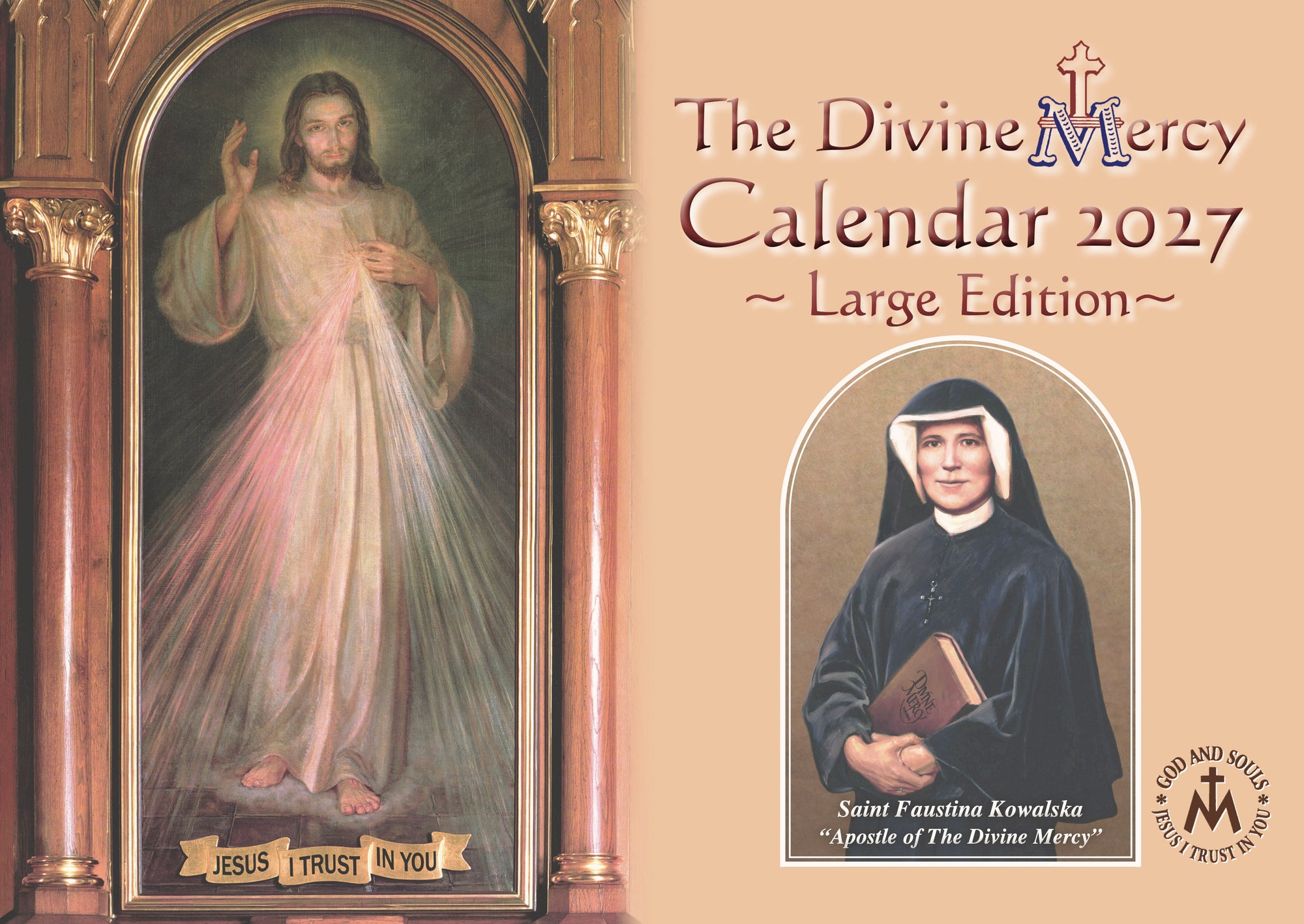2027 Divine Mercy Calendar (Large Edition-Spiral Bound)