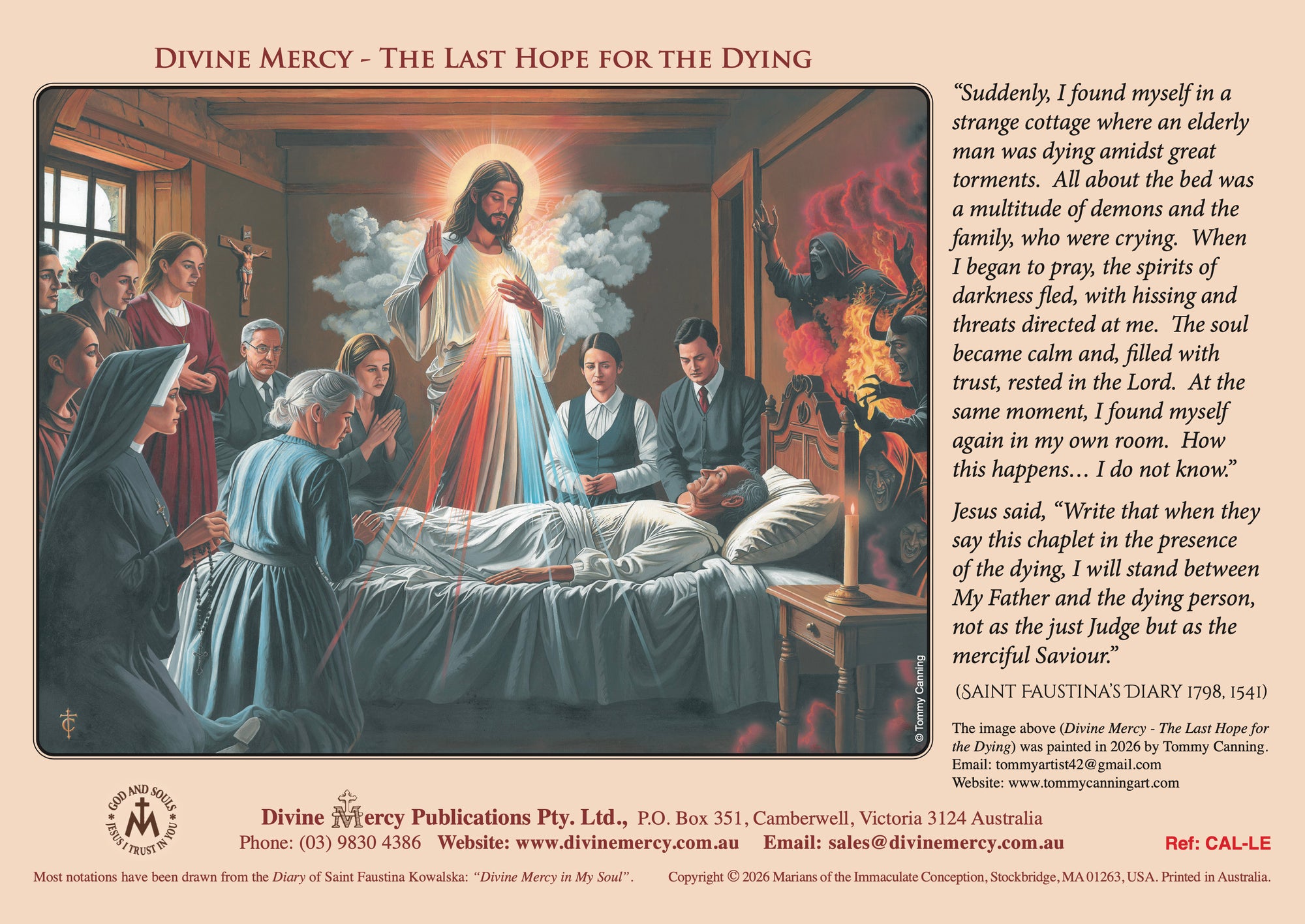 2027 Divine Mercy Calendar (Large Edition-Spiral Bound)