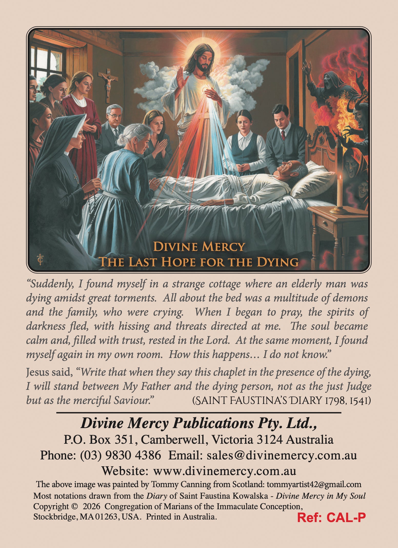 2027 Divine Mercy Pocket Calendar