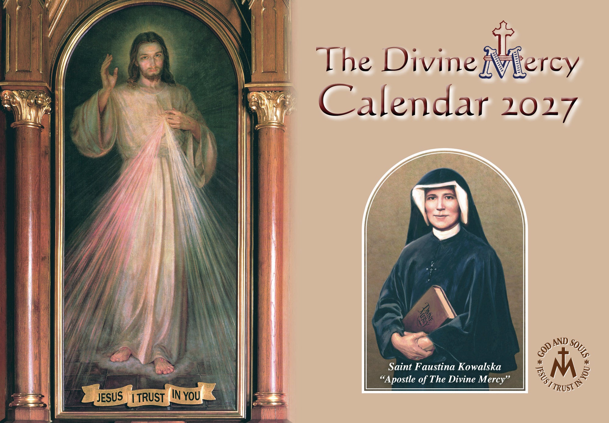 2027 Divine Mercy Wall Calendar