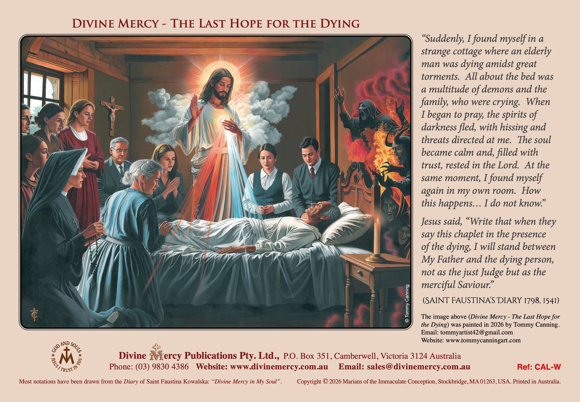 2027 Divine Mercy Wall Calendar
