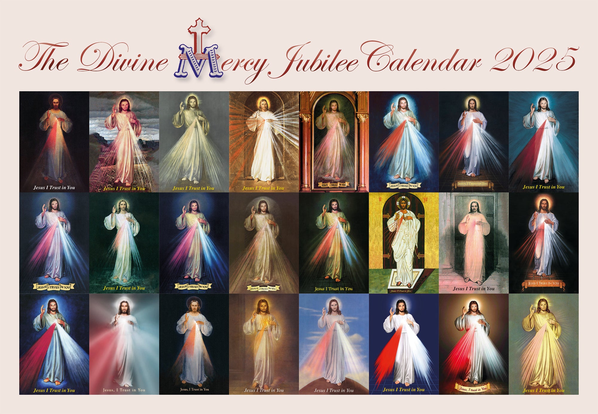 2025 Divine Mercy Wall Calendar