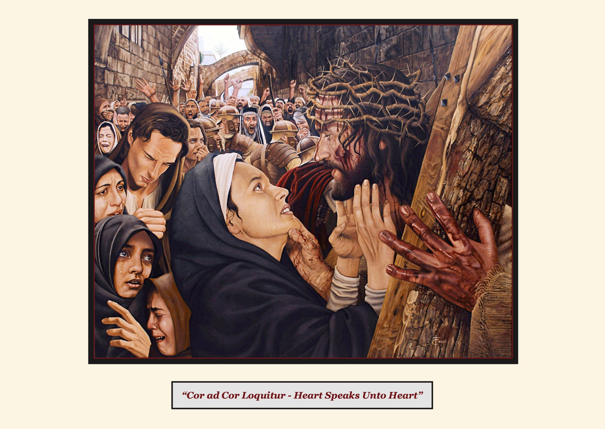 Blank Greeting Card: Heart Speaks Unto Heart