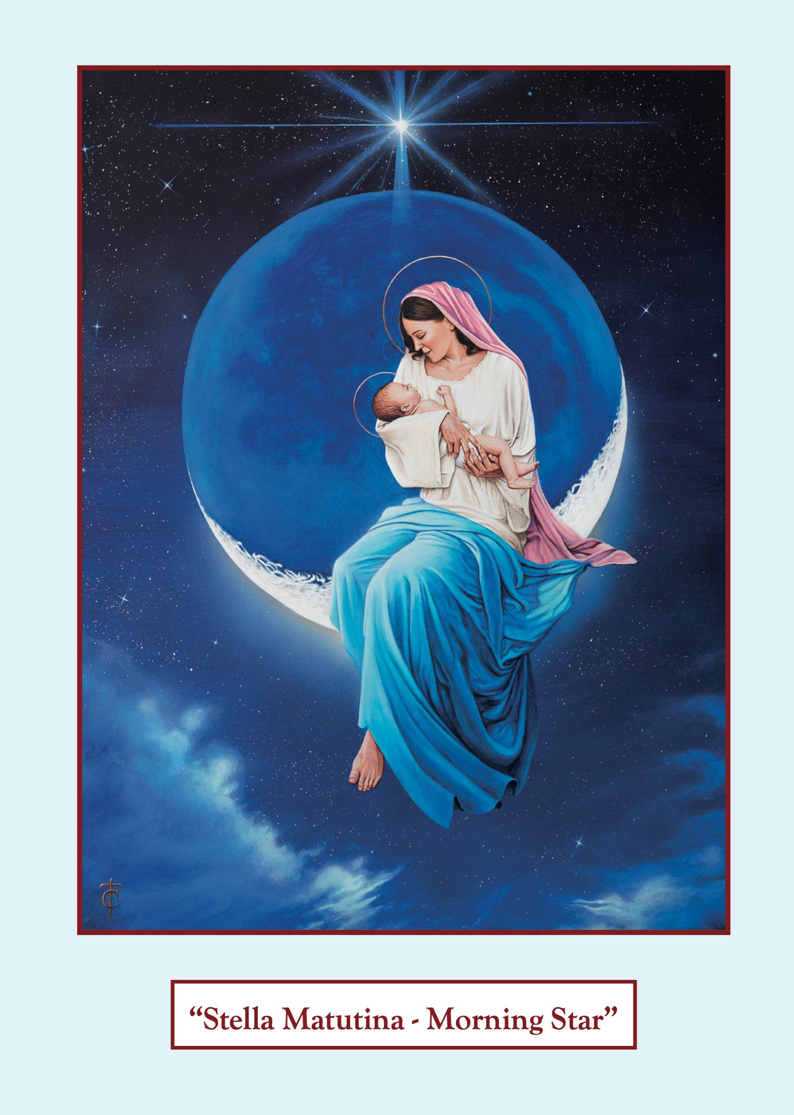 Blank Greeting Card: Morning Star