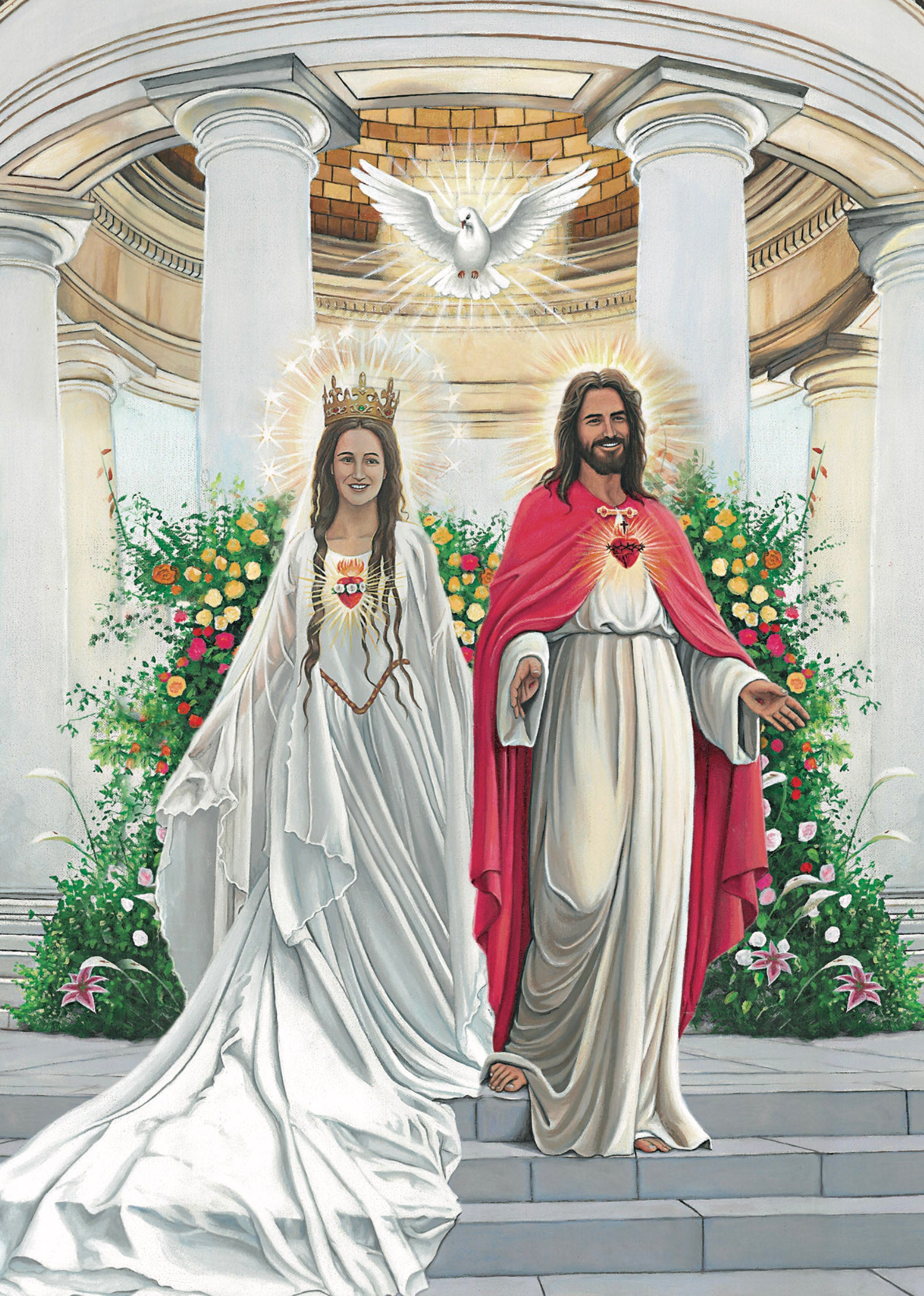 Blank Greeting Card: Smiling in Heaven