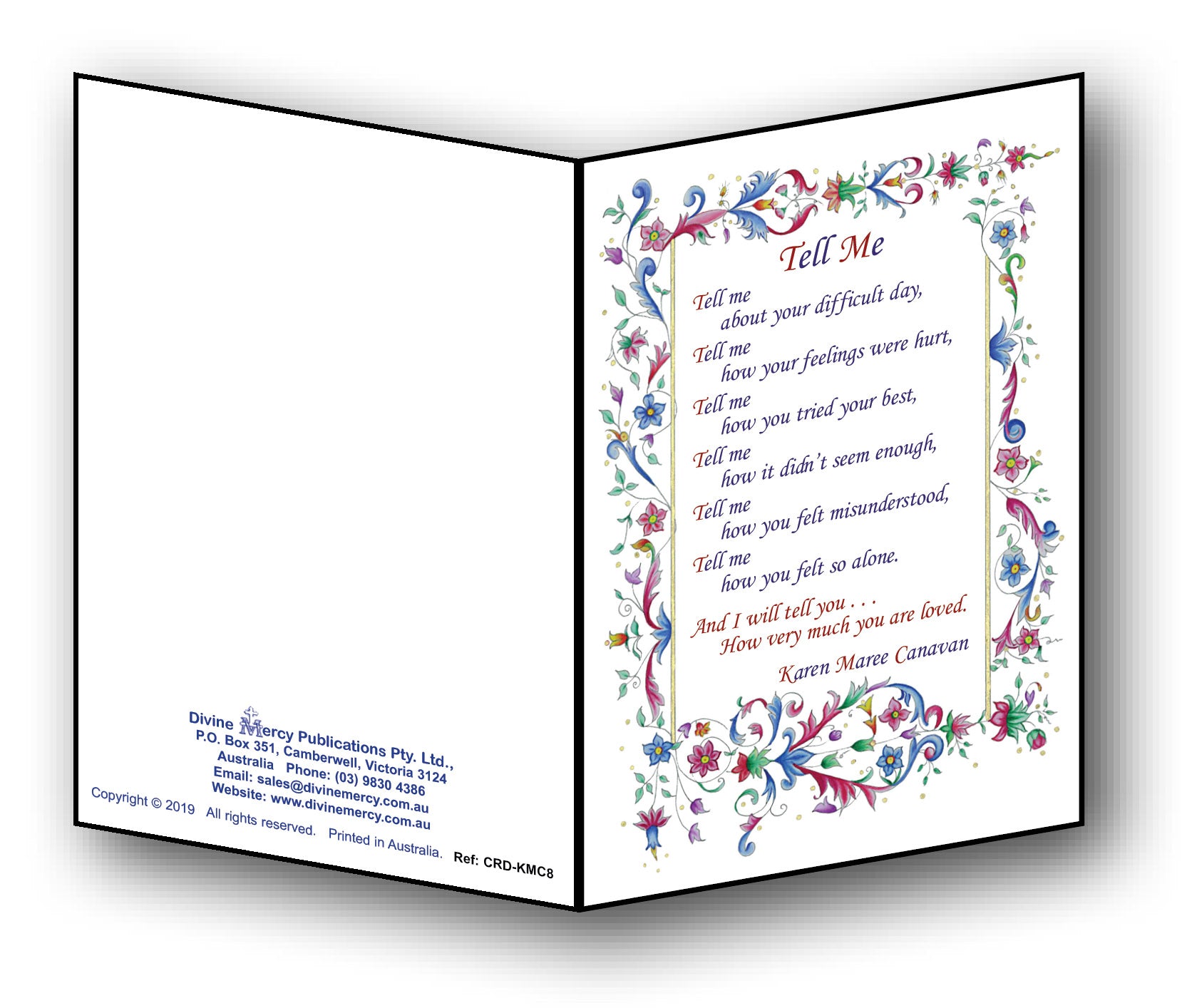 Tell Me Greeting Card