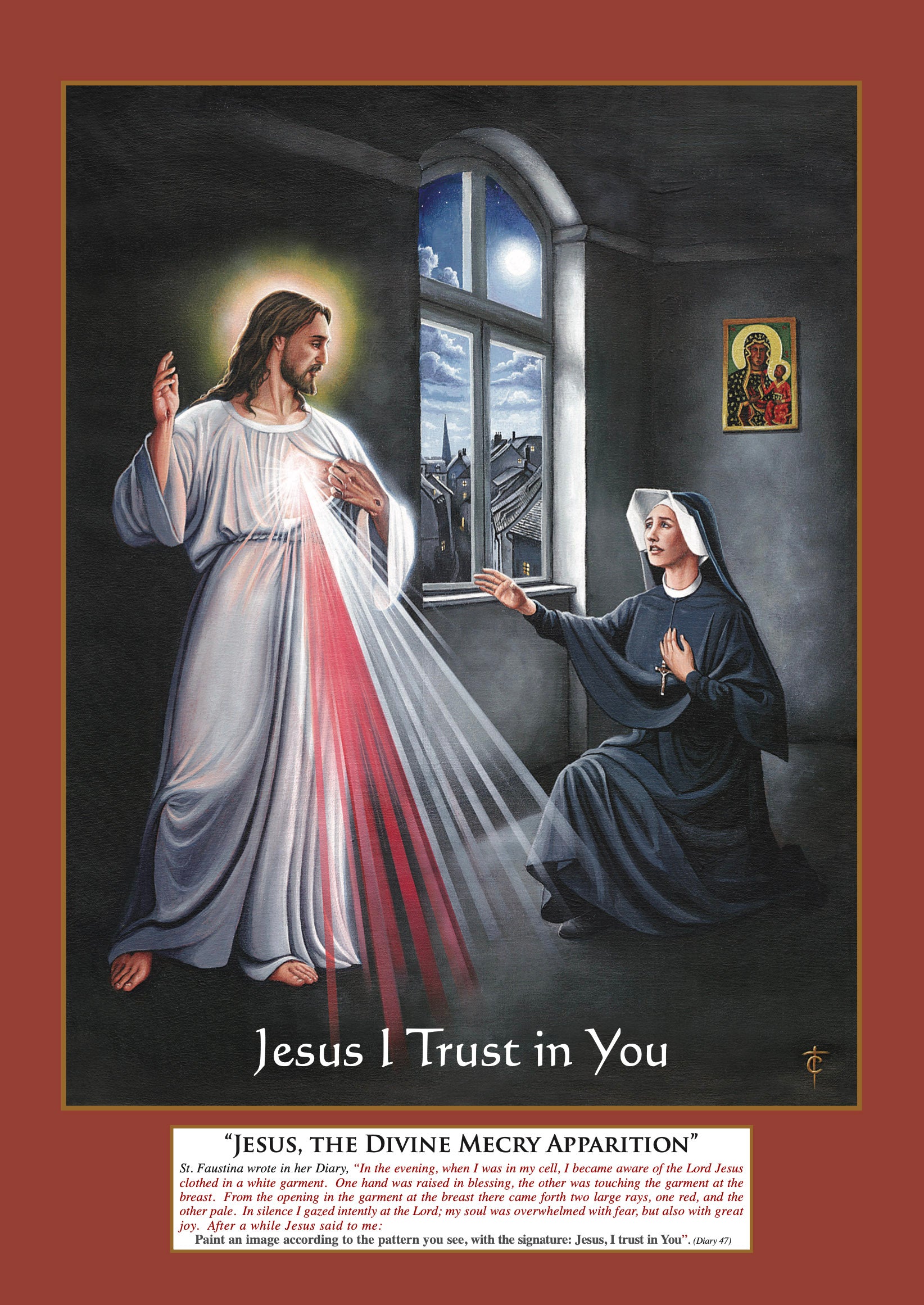 Picture: Jesus, The Divine Mercy Apparition