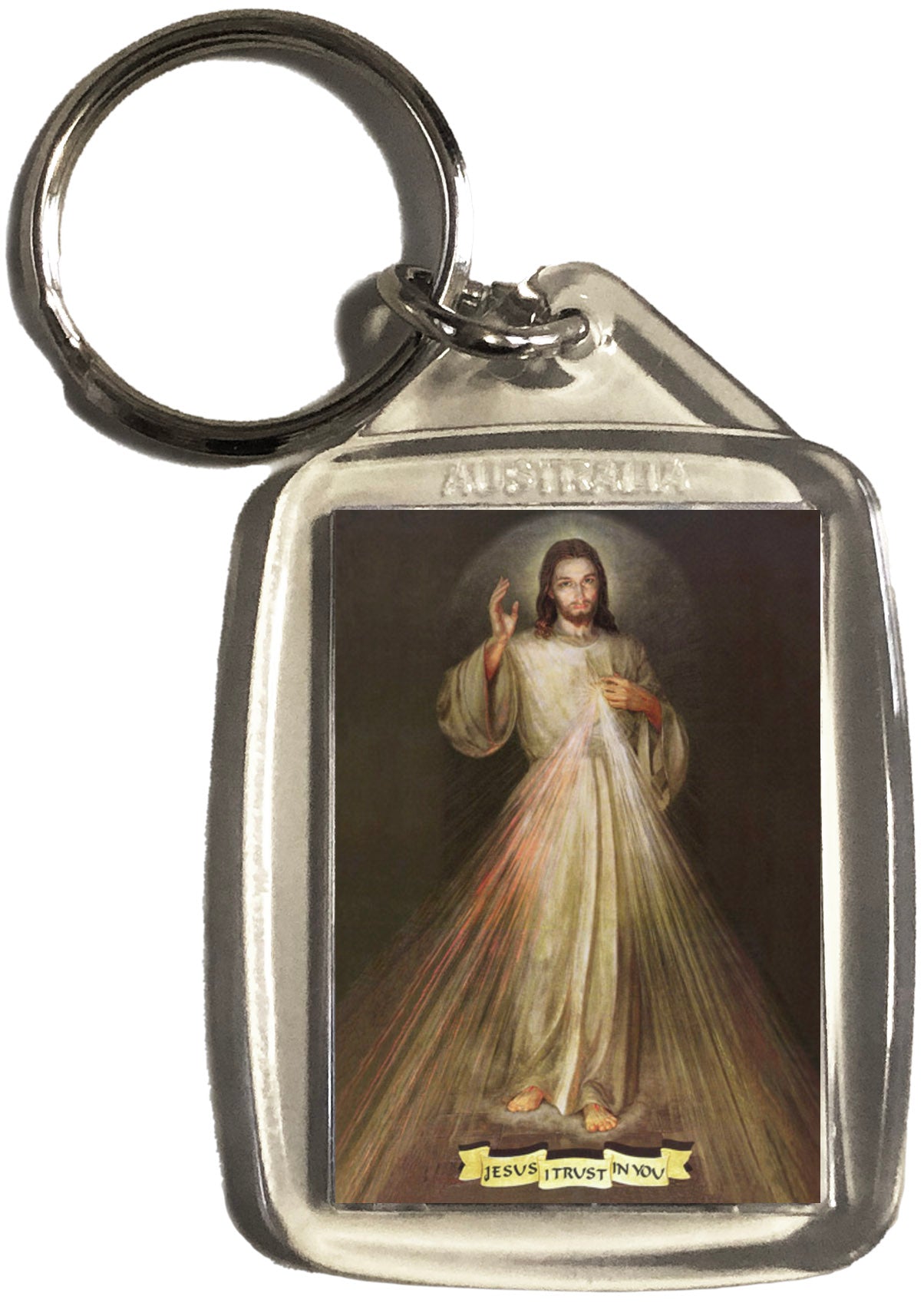 Divine Mercy (Cracow) Keyring