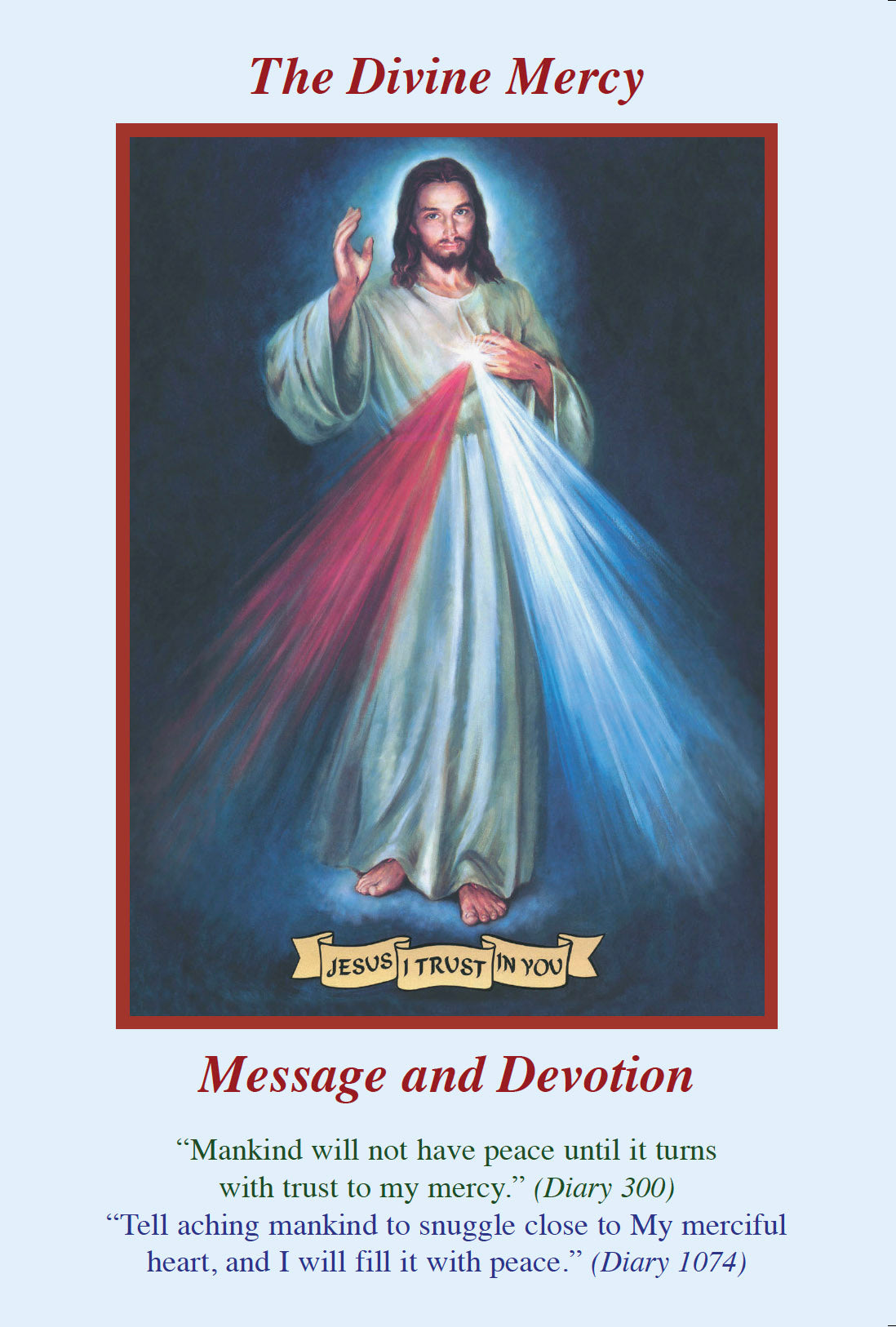 The Divine Mercy Message and Devotion (Laminated)