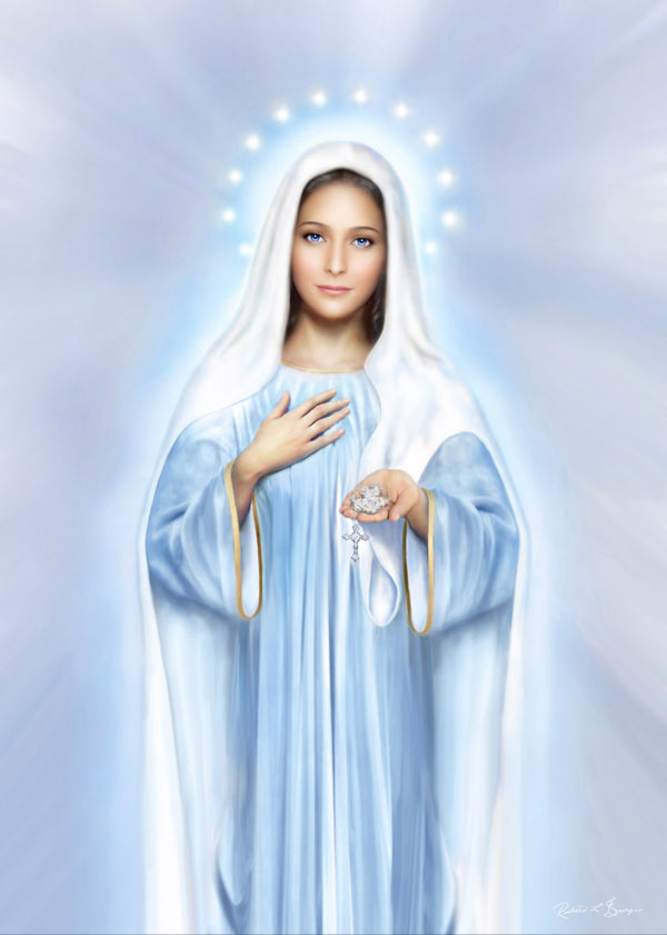 Our Lady of Medjugorje Art Print by R.L. George - Divine Mercy ...