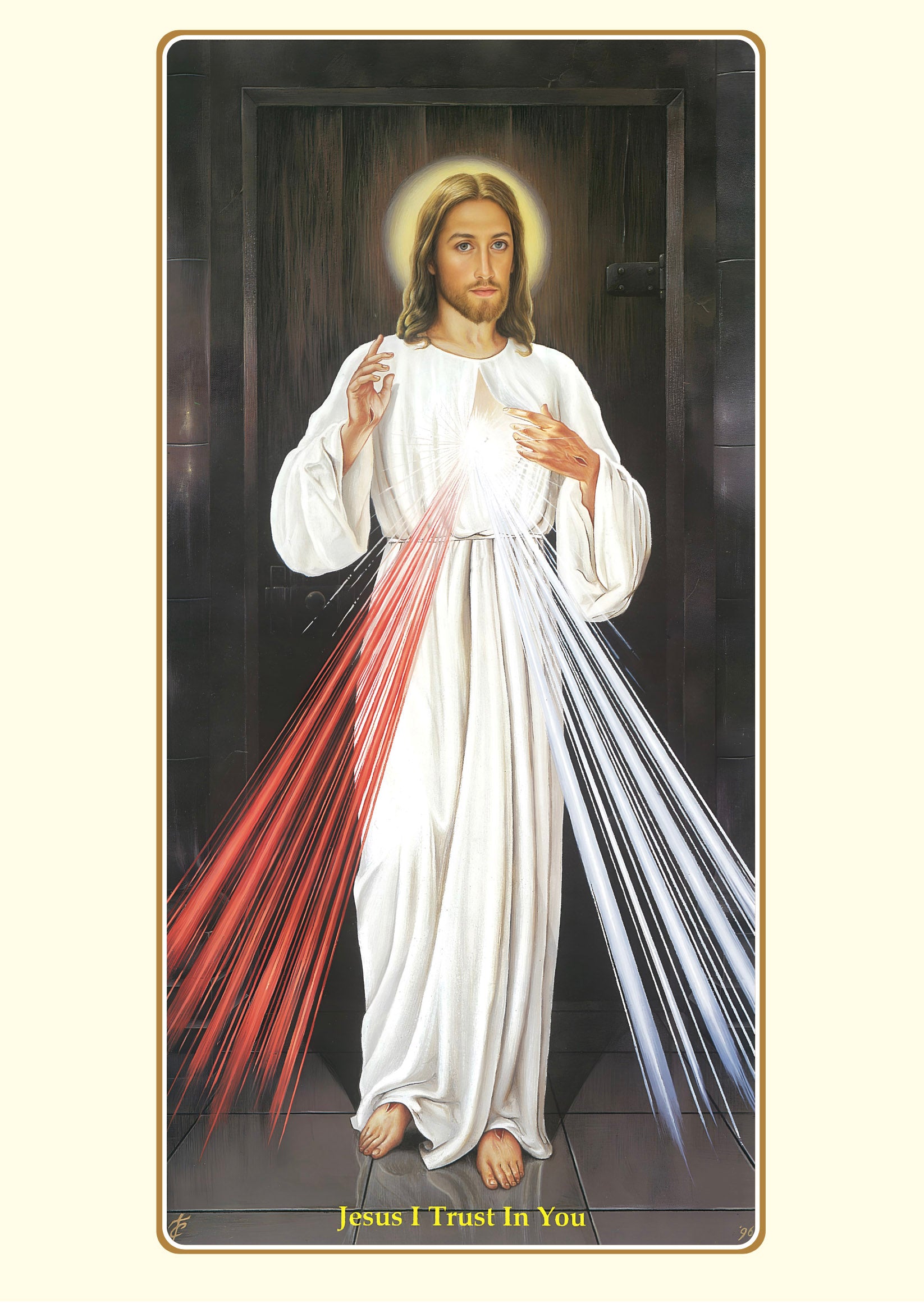 Picture: Divine Mercy Image 1996 by Tommy Canning