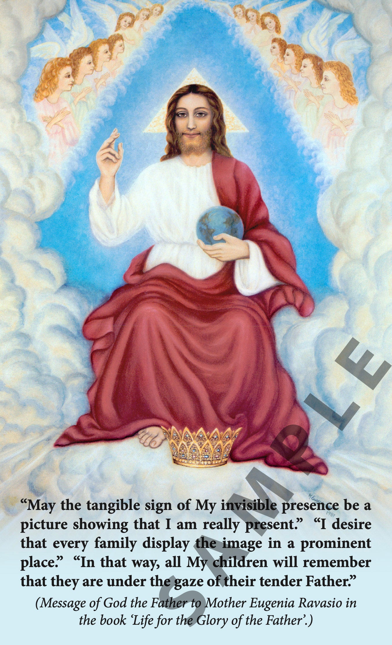 Prayercard: Prayer to Mother Eugenia Ravasio (Laminated)