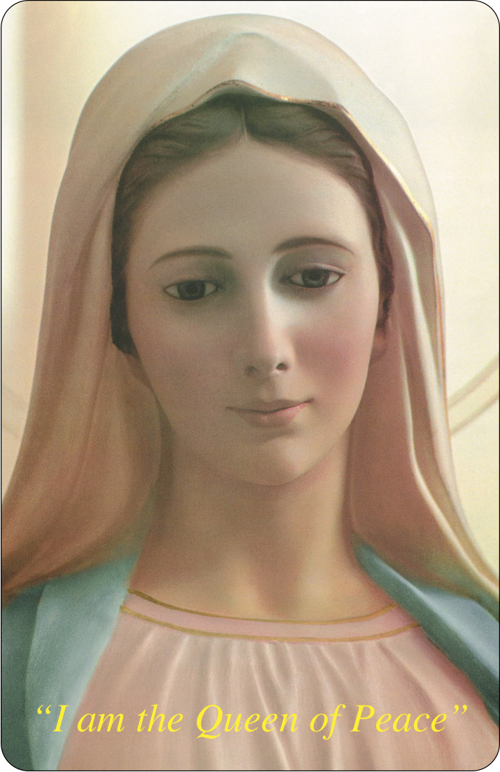 Our Lady of Medjugorje Wallet Prayer Card