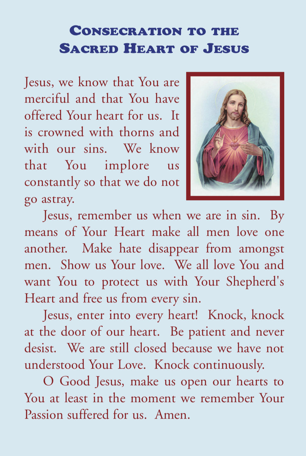 Prayers Given to Us from Our Lady Queen of Peace