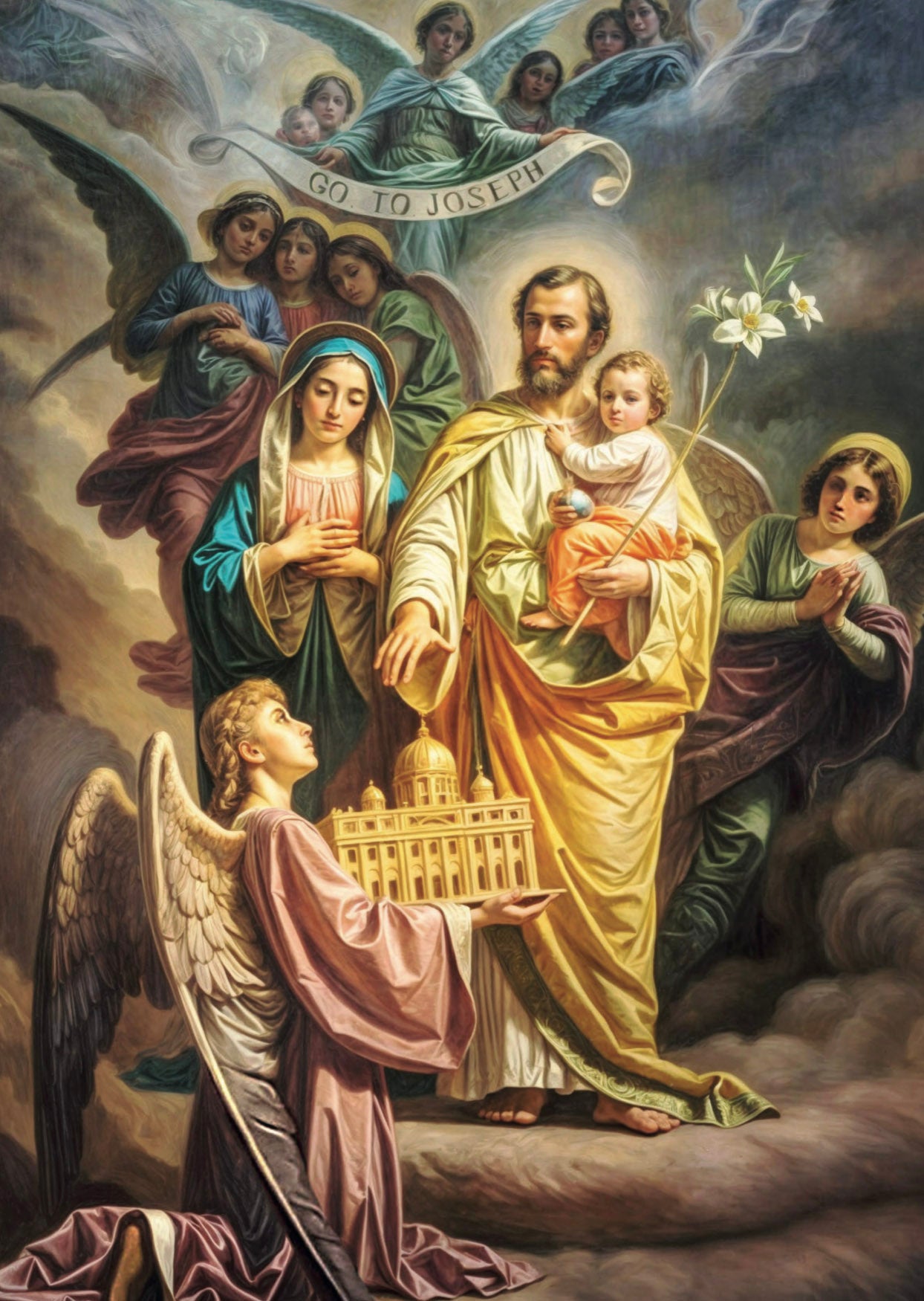 St. Joseph Protector Prayercard: Prayer to St. Joseph, Protector of the Church - Divine ...