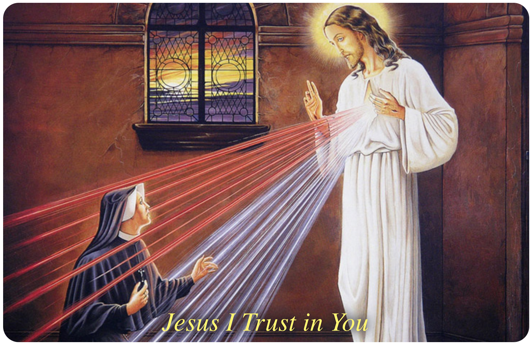 Jesus, the Divine Mercy Wallet-Size Card