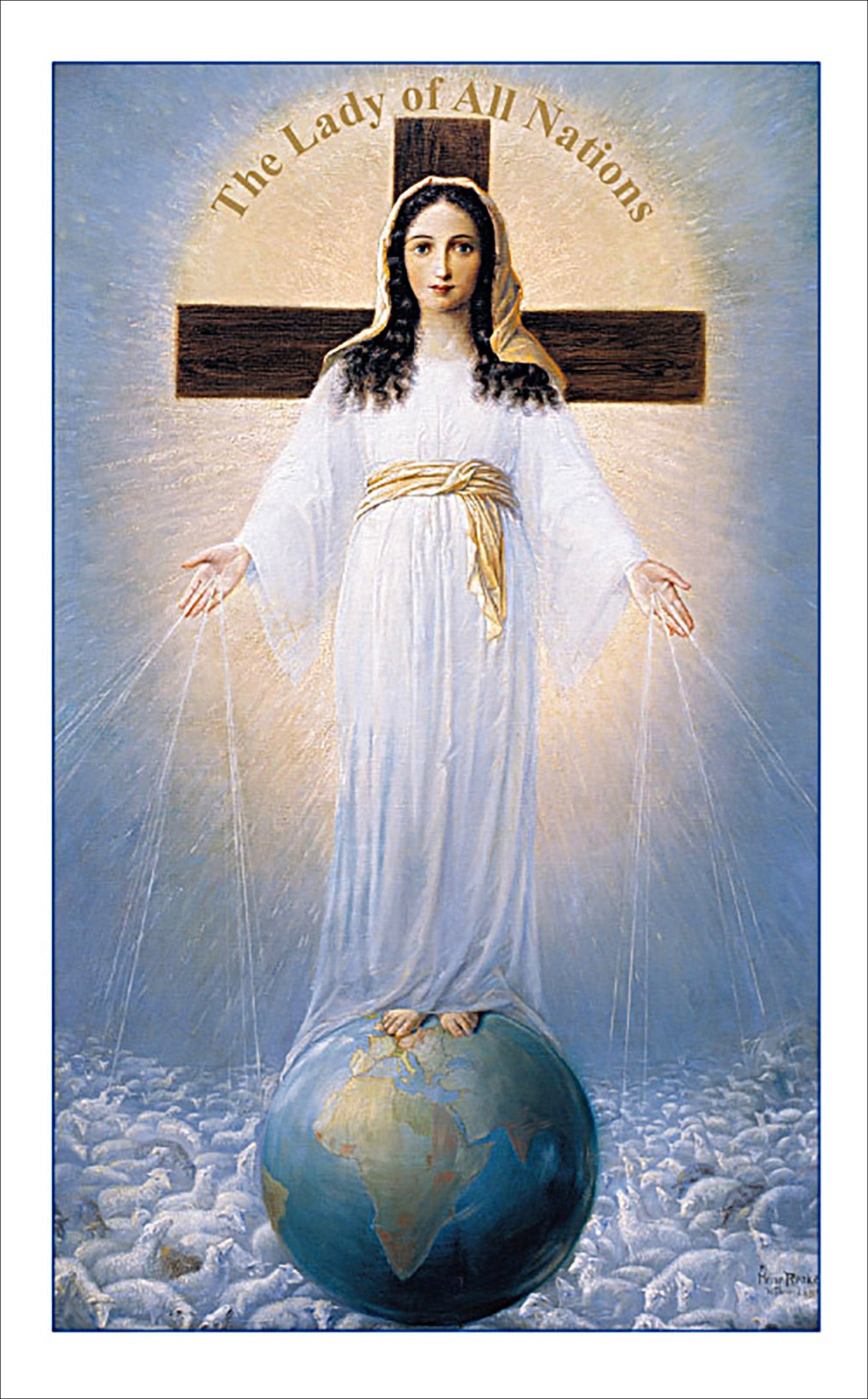 Prayercard: The Lady of All Nations