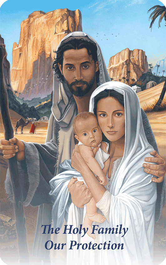 Plastic Card: Prayer to St. Joseph (The Holy Family, Our