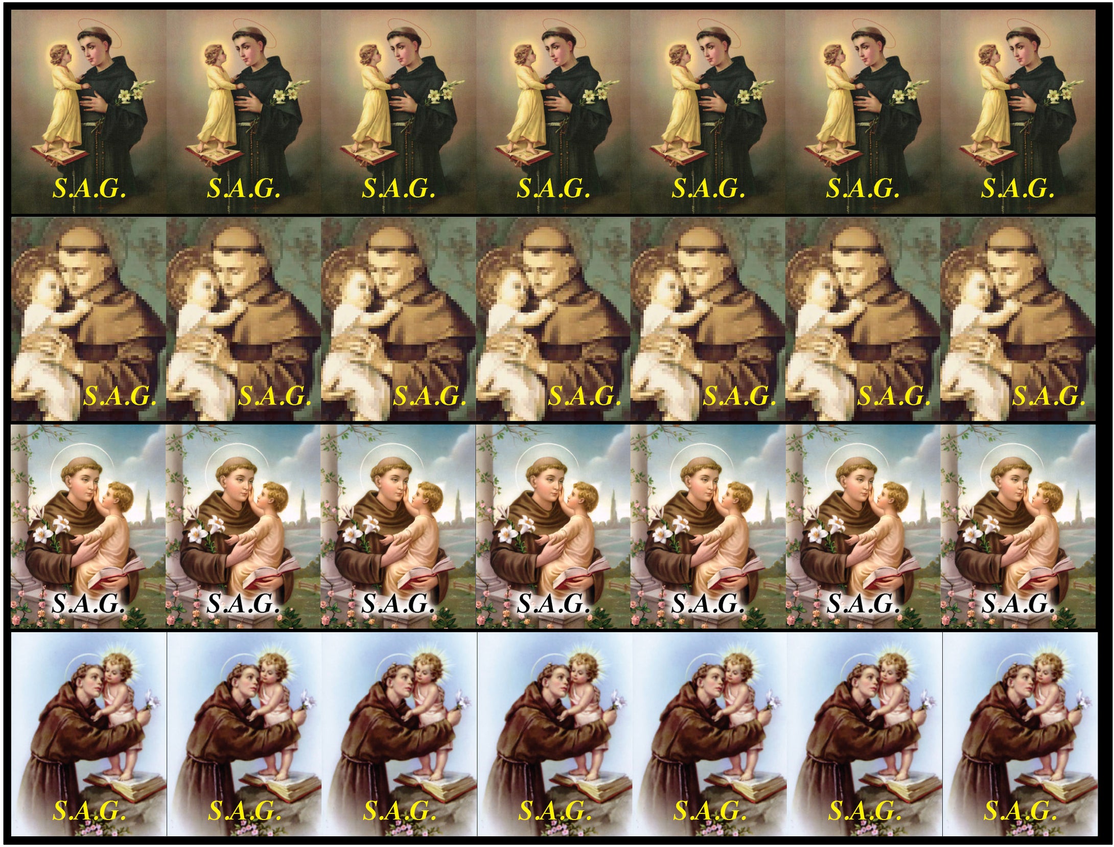 St. Anthony Guide Sticker Sheets - Divine Mercy Publications Pty. Ltd.