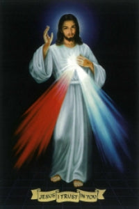 The Divine Mercy Image (Postcard Size)
