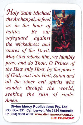 St Michael Prayer and Spiritual Armour Prayer