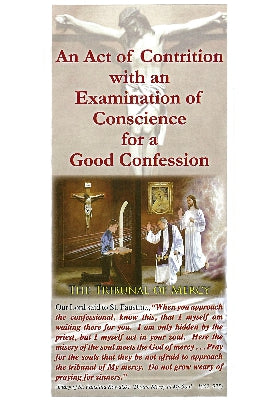 An Act of Contrition with an Examination of Conscience for a Good Confession