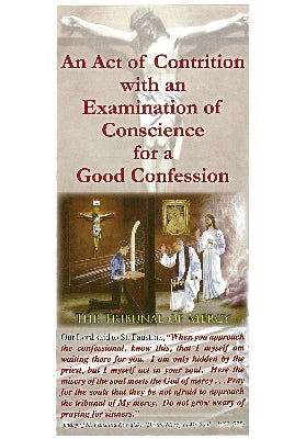 Leaflet: An Act of Contrition with an Examination of Conscience for a ...