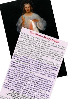 The Divine Mercy Image Card