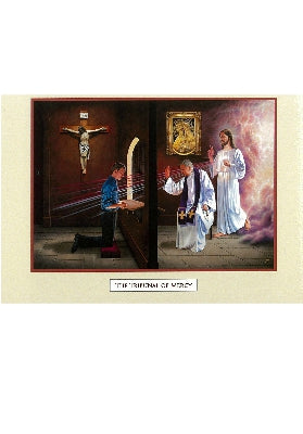 Blank Greeting Card - The Tribunal of Mercy