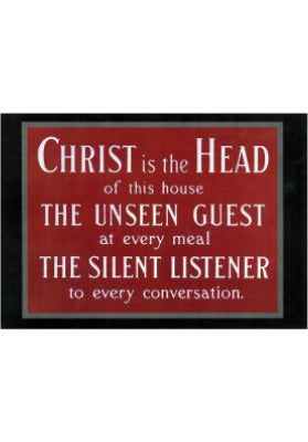 Christ is the Head of the House
