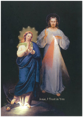 Divine Mercy (Vilnius) with the Immaculate Conception